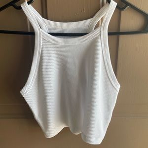 NEW White American Eagle Waffle Knit Top